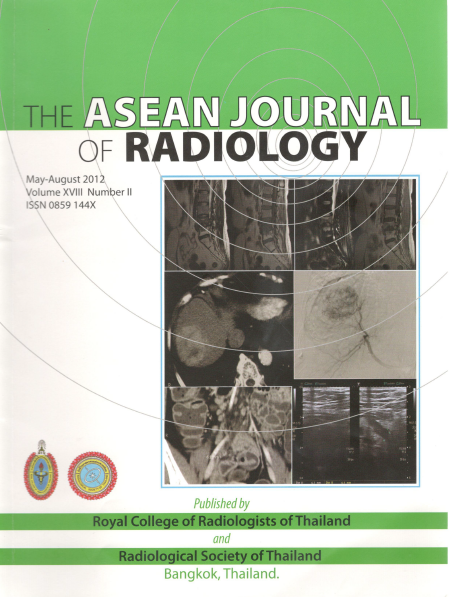 The ASEAN Journal of Radiology (May-August 2012) 1