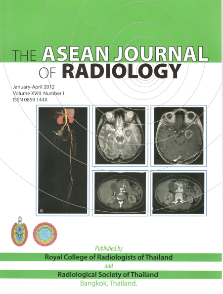 The ASEAN Journal of Radiology (January-April 2012) 1