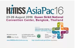 HIMSS AsiaPac16 Conference & Exhibition in Bangkok 23 to 26 Aug 2016
