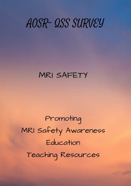 การสัมมนาผ่าน Webinar เรื่อง MRI Safety Webinar on October 17, 2021 – และMRI Safety Awareness & Survey by October 30 2