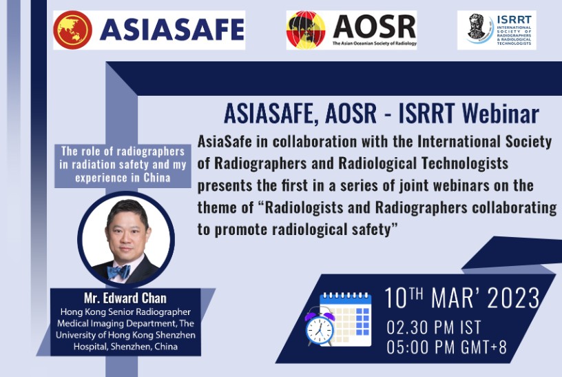 Promotion: [AOSR] AsiaSafe, AOSR-ISRRT Webninar on March 10, 2023, 17:00 (GMT+8)